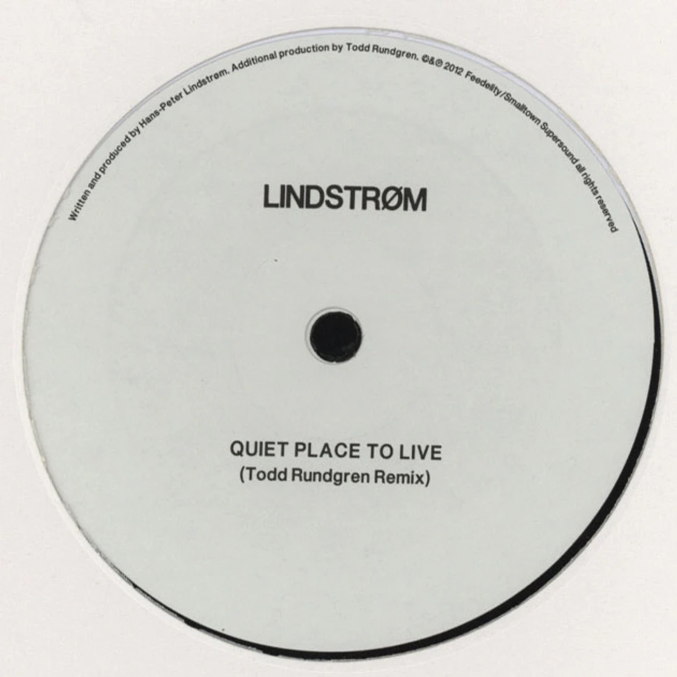 Lindstrom - Quiet Place To Live