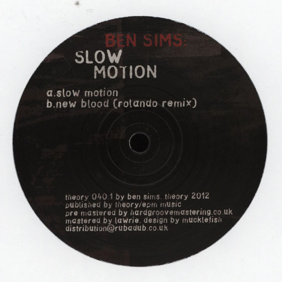 Ben Sims - Slow Motion