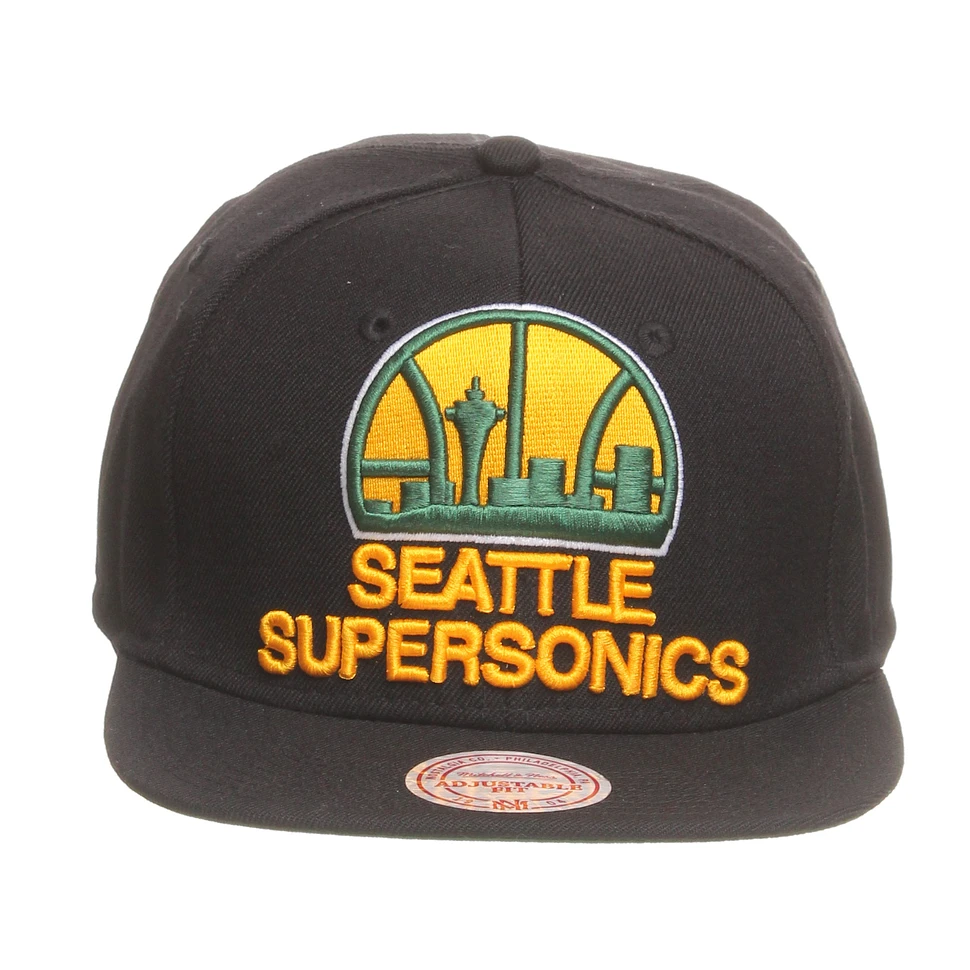 Mitchell & Ness - Seattle Supersonics NBA XL Logo Snapback Cap