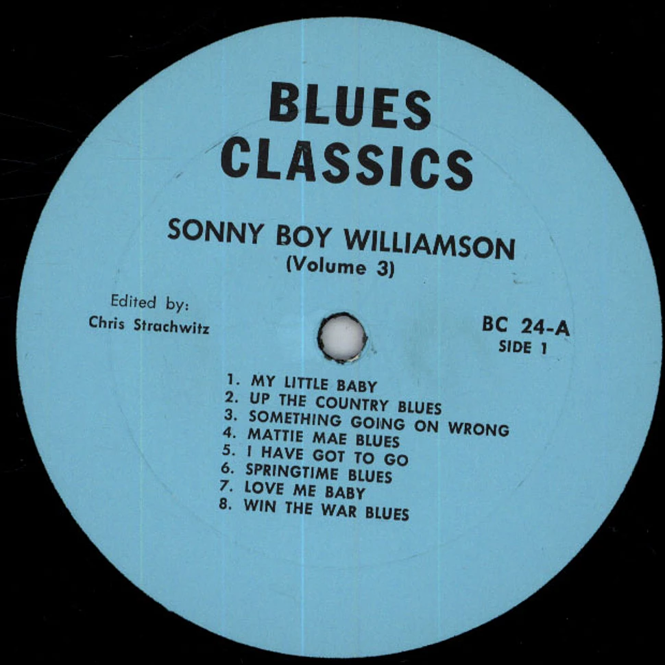 Sonny Boy Williamson - Blues Classics By Sonny Boy Williamson Volume 3