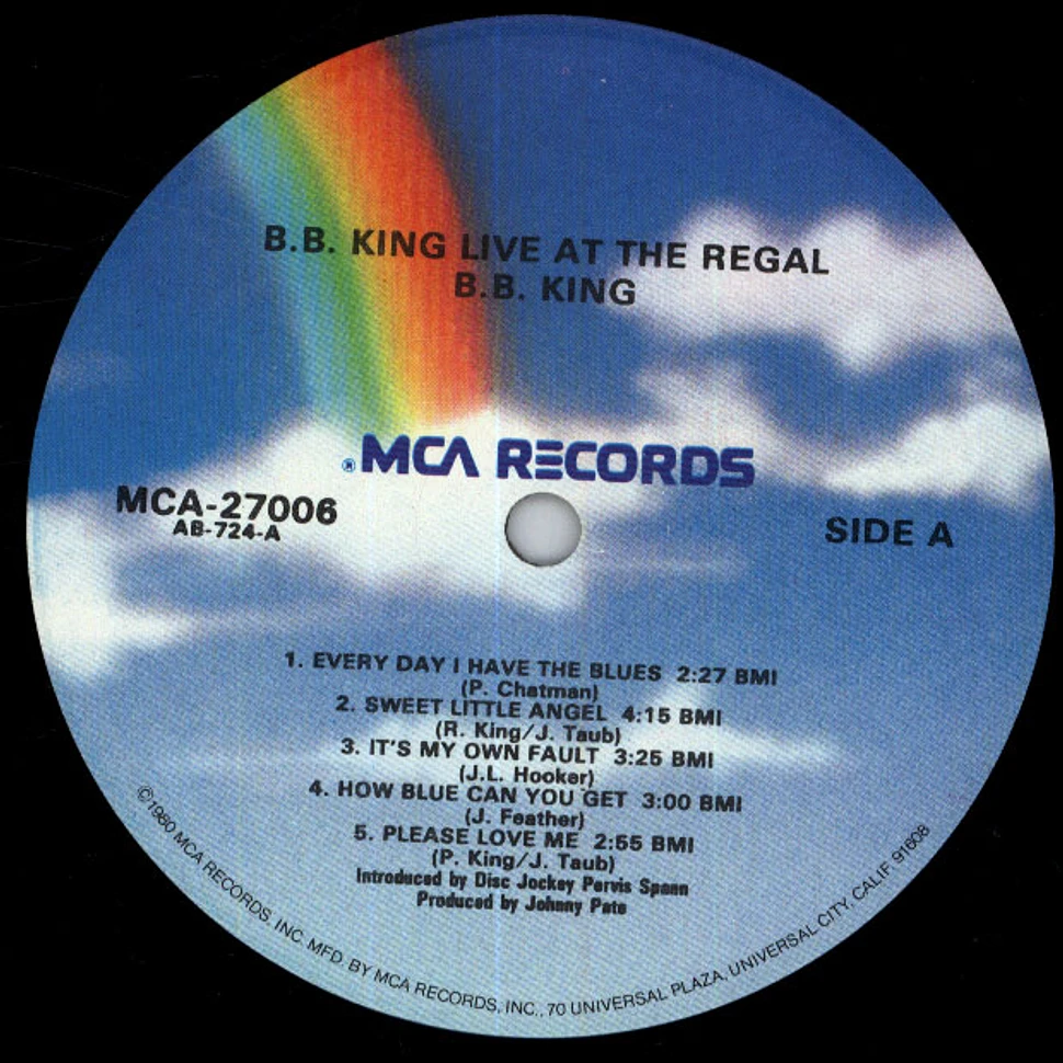 B.B. King - B.B. King Live At The Regal