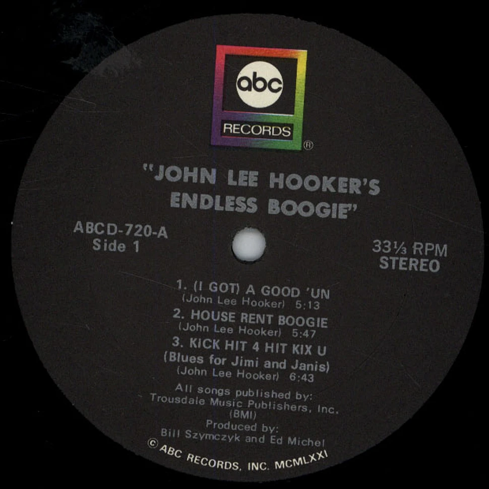 John Lee Hooker - Endless Boogie