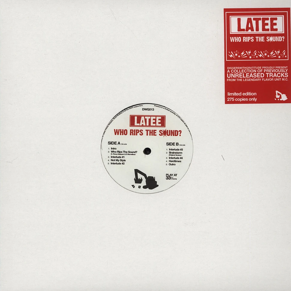 Latee - Who Rips The Sound? EP