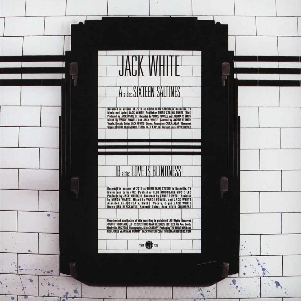 Jack White - Sixteen Saltines