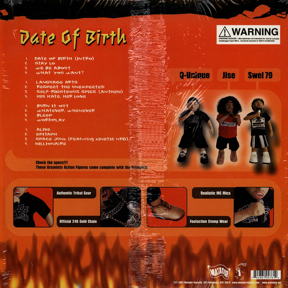 Arsonists - Date Of Birth