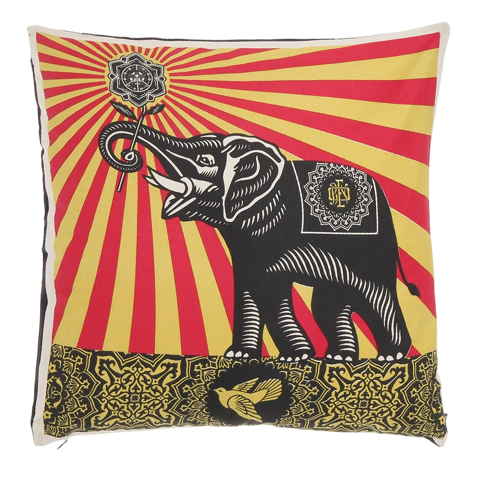 Obey - Peace Elephant Pillow