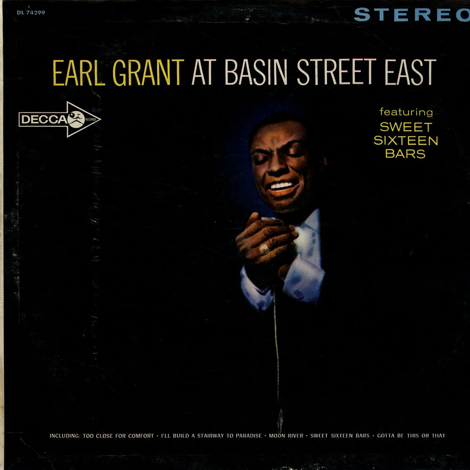 Earl Grant - Earl Grant At Basin Street East