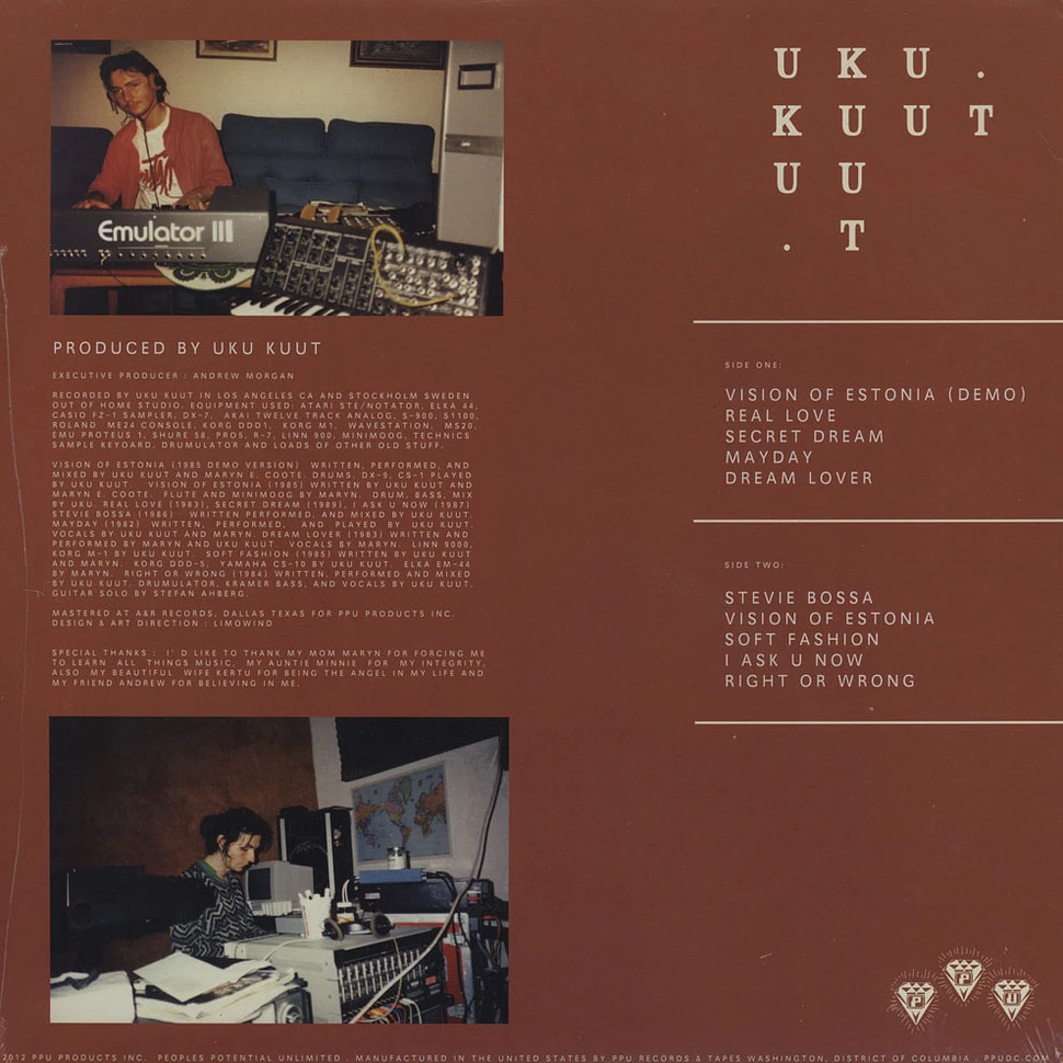 Uku Kuut - Vision Of Estonia Limited Cream Vinyl Edition