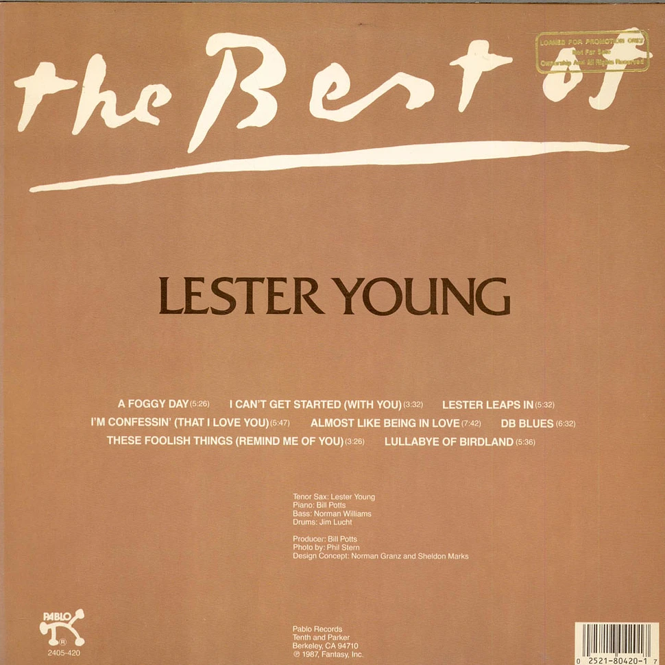 Lester Young - The Best Of Lester Young