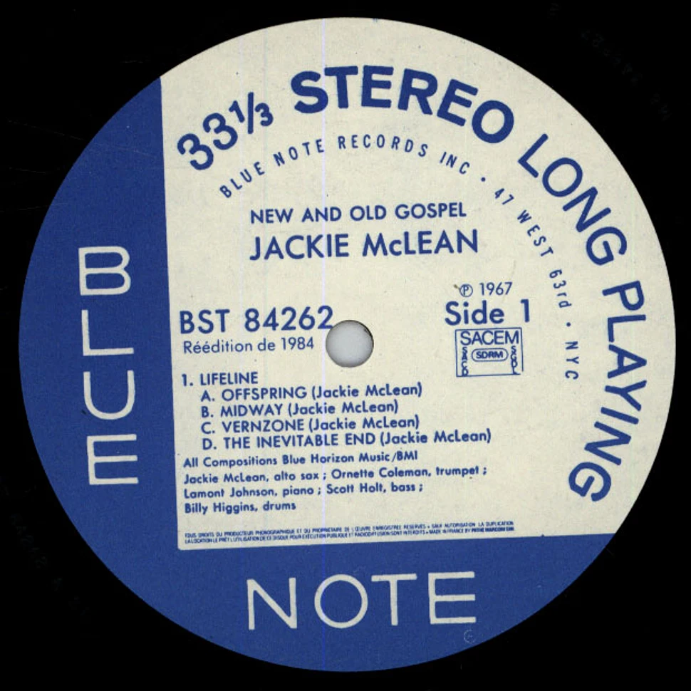 Jackie McLean - New And Old Gospel
