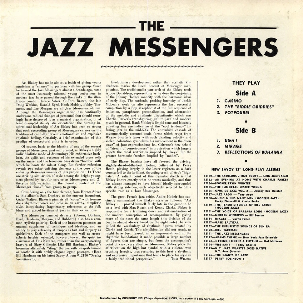 Art Blakey & The Jazz Messengers - The Jazz Messengers
