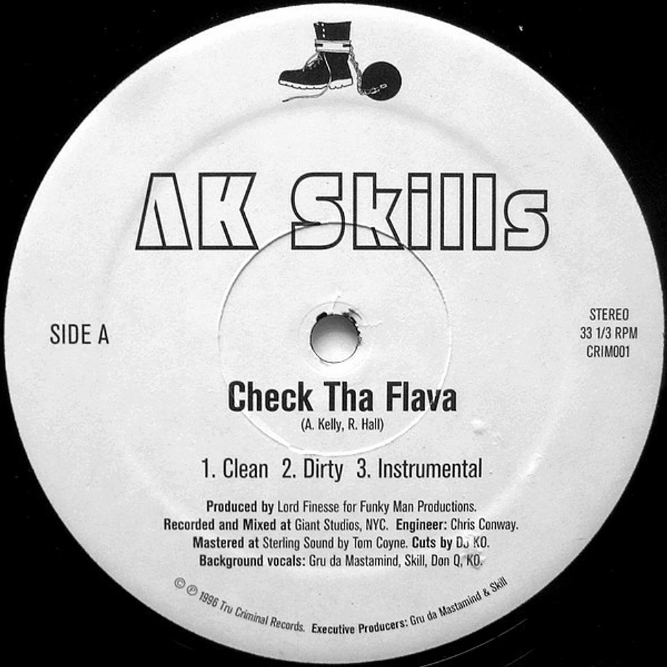 AK Skills - Check Tha Flava / Nights Of Fear