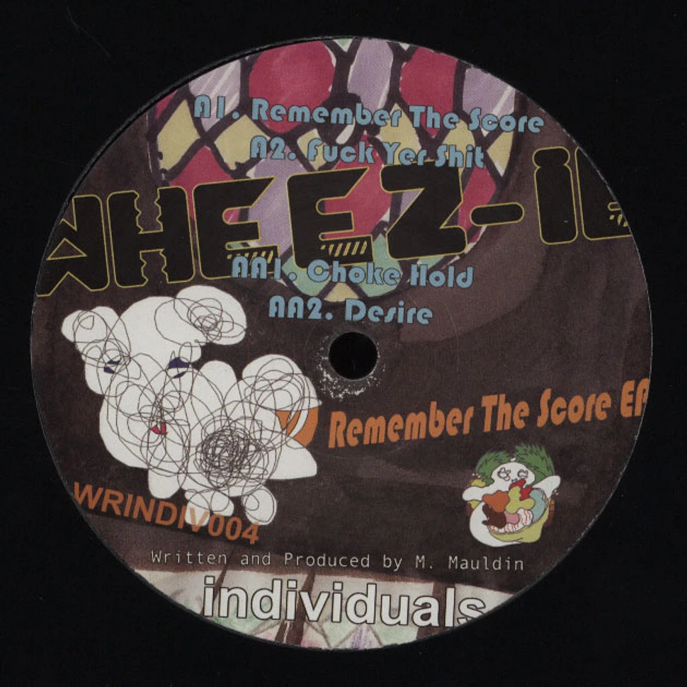 Wheez-ie - Remember The Score EP