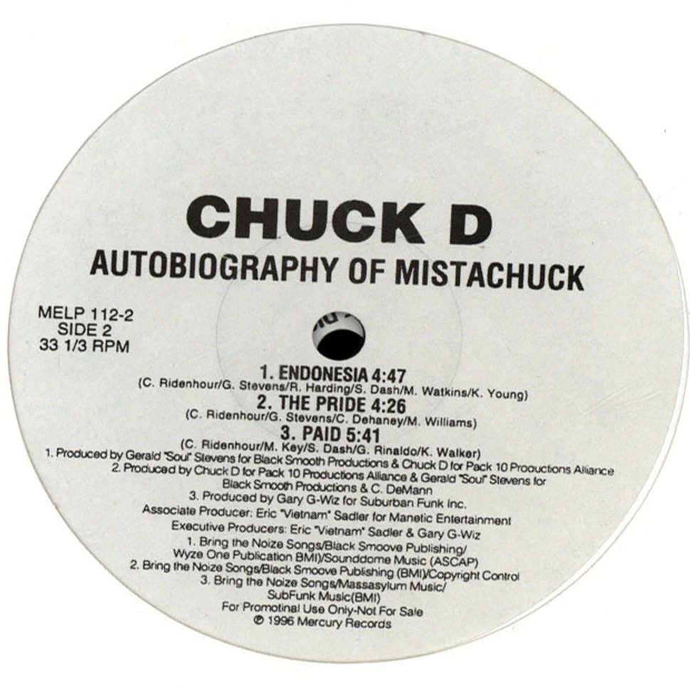 Chuck D - Autobiography Of Mistachuck