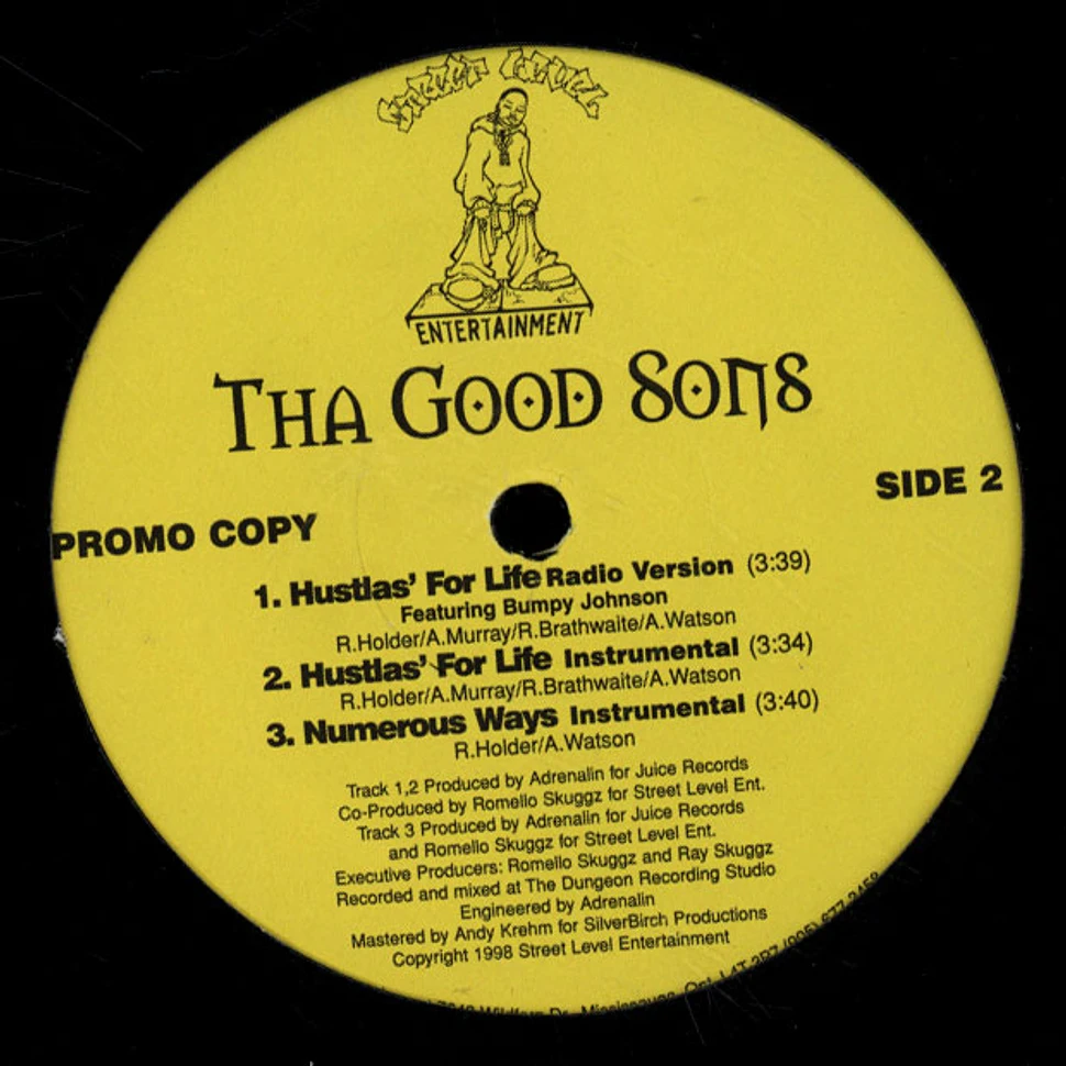 Tha Good Sons - Don't Stop Til U Get Enough / Numerous Ways / Hustlas For Life