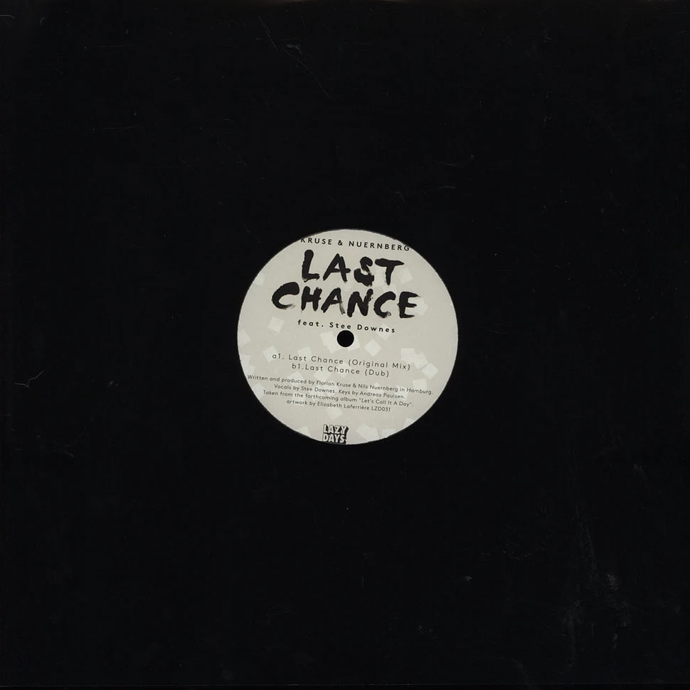 Kruse & Nuernberg - Last Chance Feat. Stee Downes