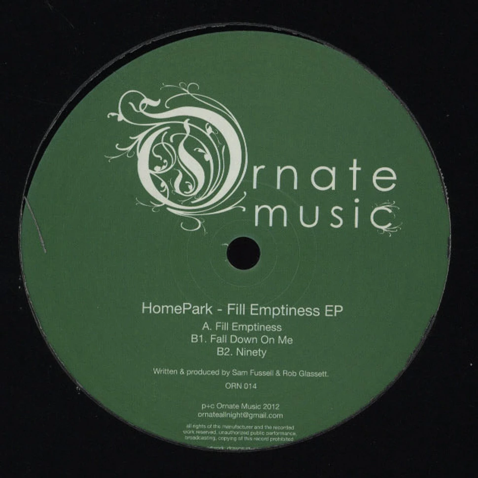 Homepark - Fill Emptiness EP