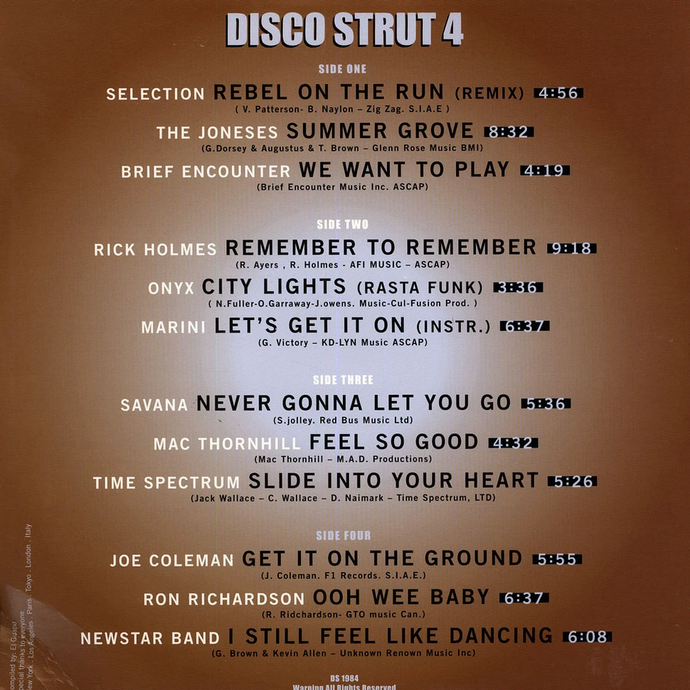 V.A. - Disco Strut 4