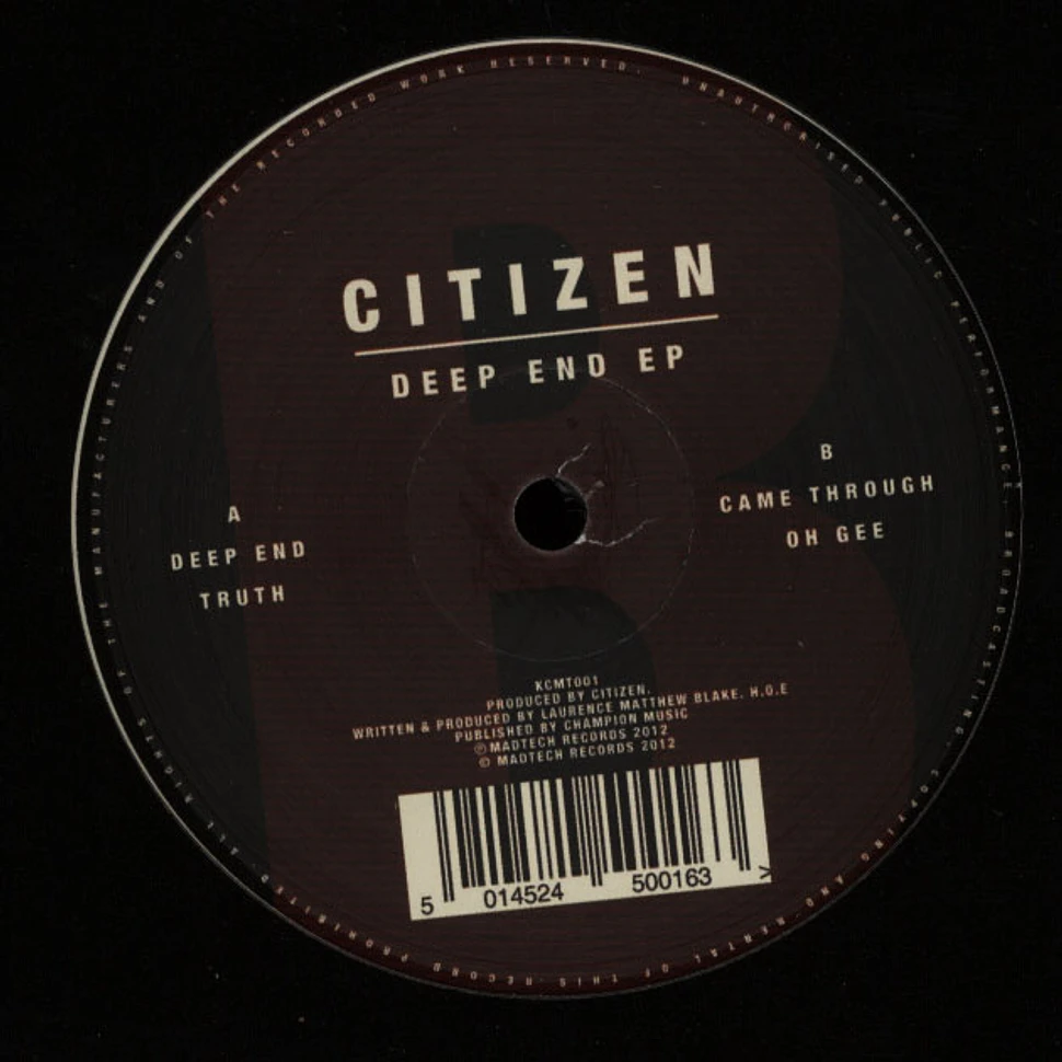 Citizen - Deep End EP
