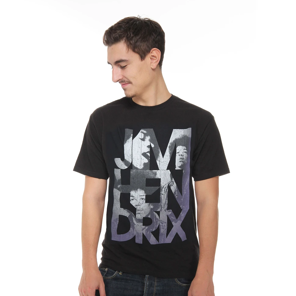 Jimi Hendrix - Montage Text T-Shirt