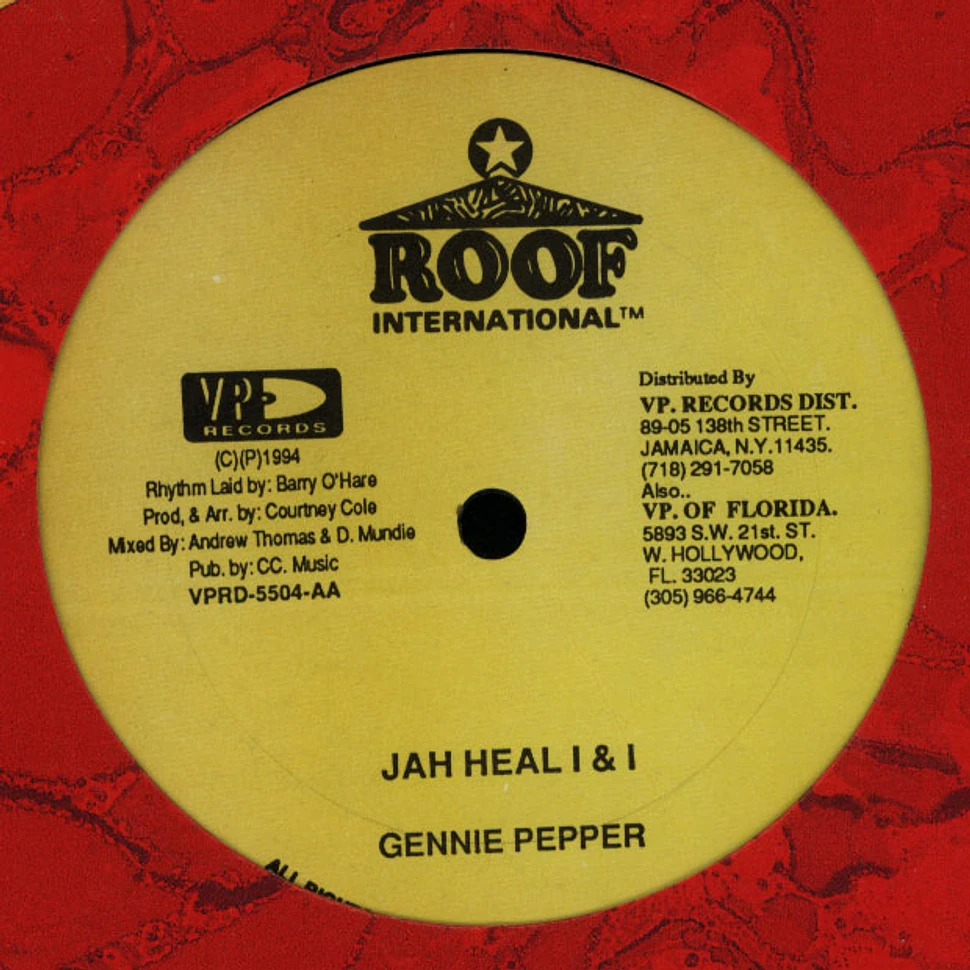 Jigsy King / Gennie Pepper - Give Me The Weed / Jah Heal I & I