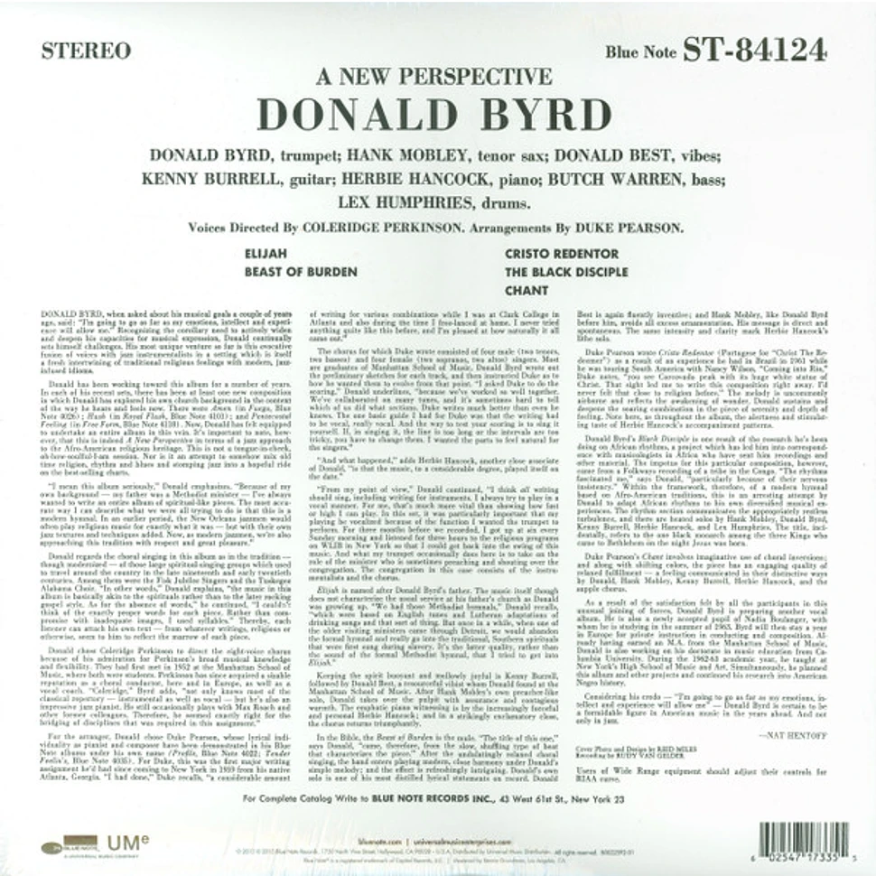 Donald Byrd - A New Perspective