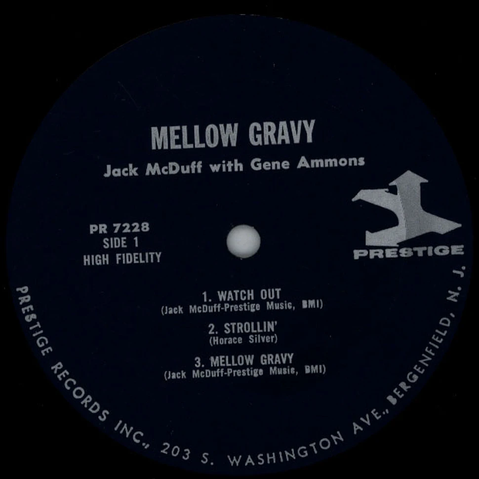 Brother Jack McDuff with Gene Ammons - Mellow Gravy