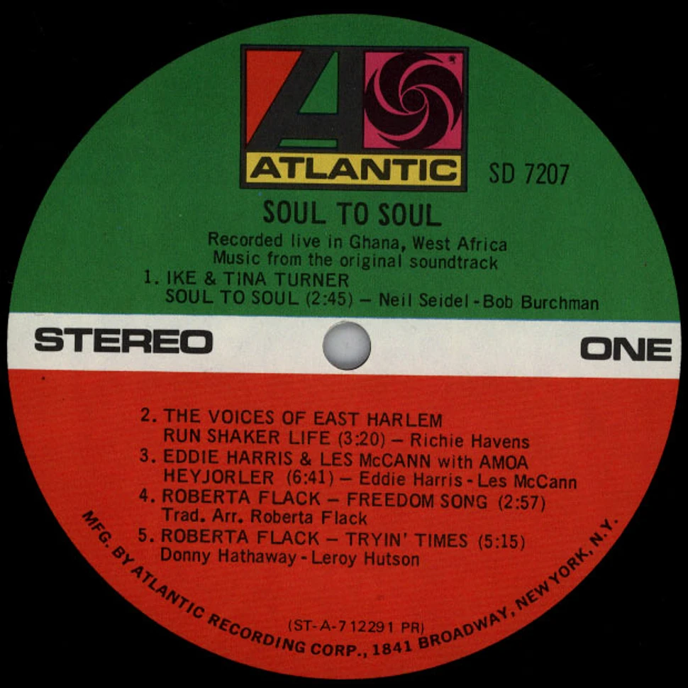 V.A. - Soul To Soul (Music From The Original Soundtrack - Recorded Live In Ghana, West Africa)