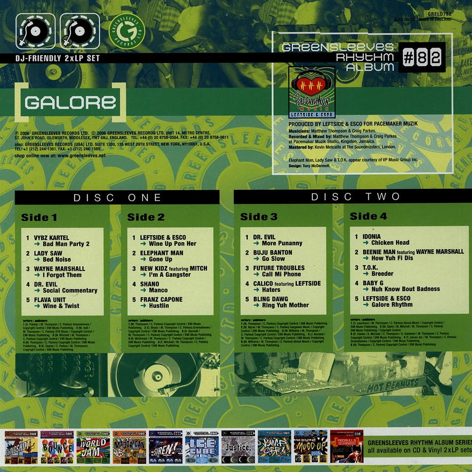 Greensleeves Rhythm Album #82 - Galore
