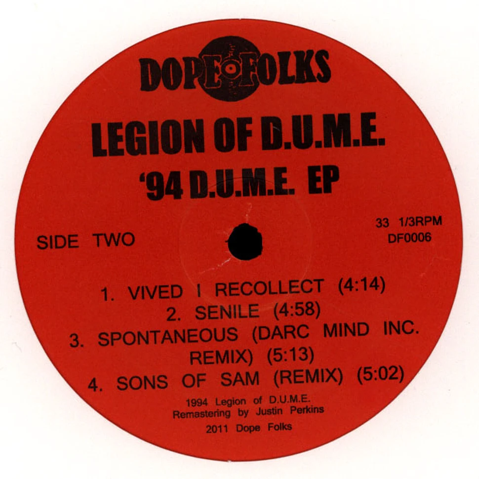 Legion Of D.U.M.E. - '94 D.U.M.E. EP