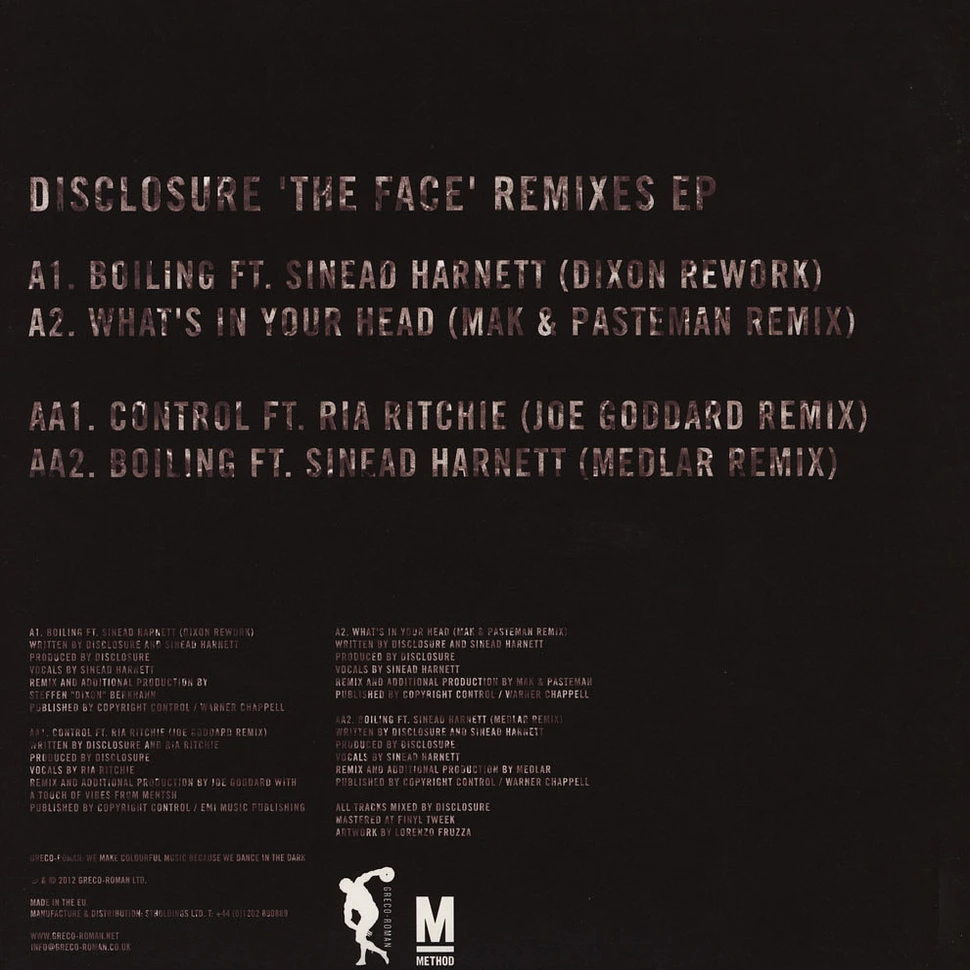 Disclosure - The Face Remix EP