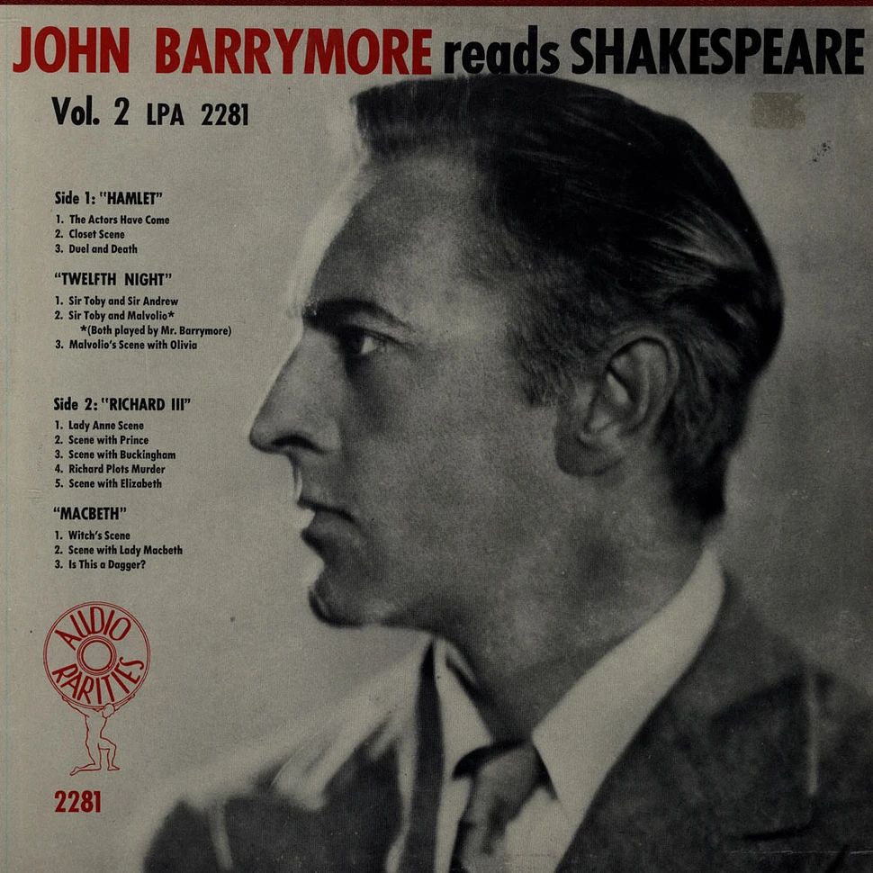 John Barrymore - John Barrymore reads Shakespeare