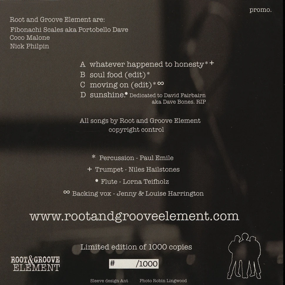 Root and Groove Element - Root and Groove Element EP