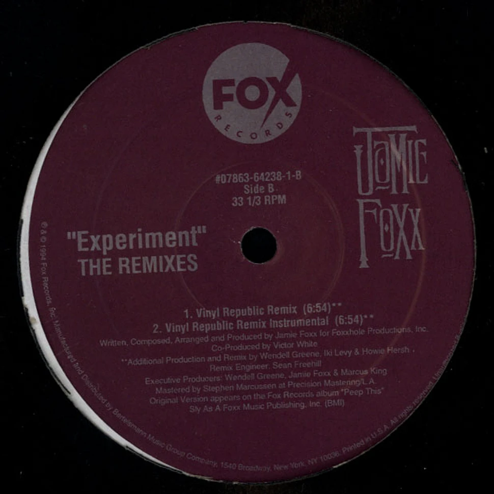 Jamie Foxx - Experiment (The Remixes)