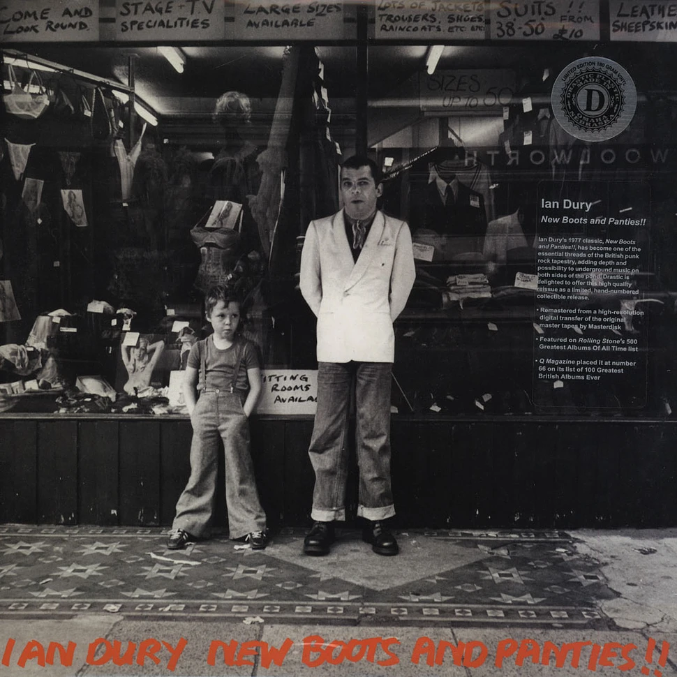Ian Dury - New Boots and Panties!! - 180 Gram Vinyl