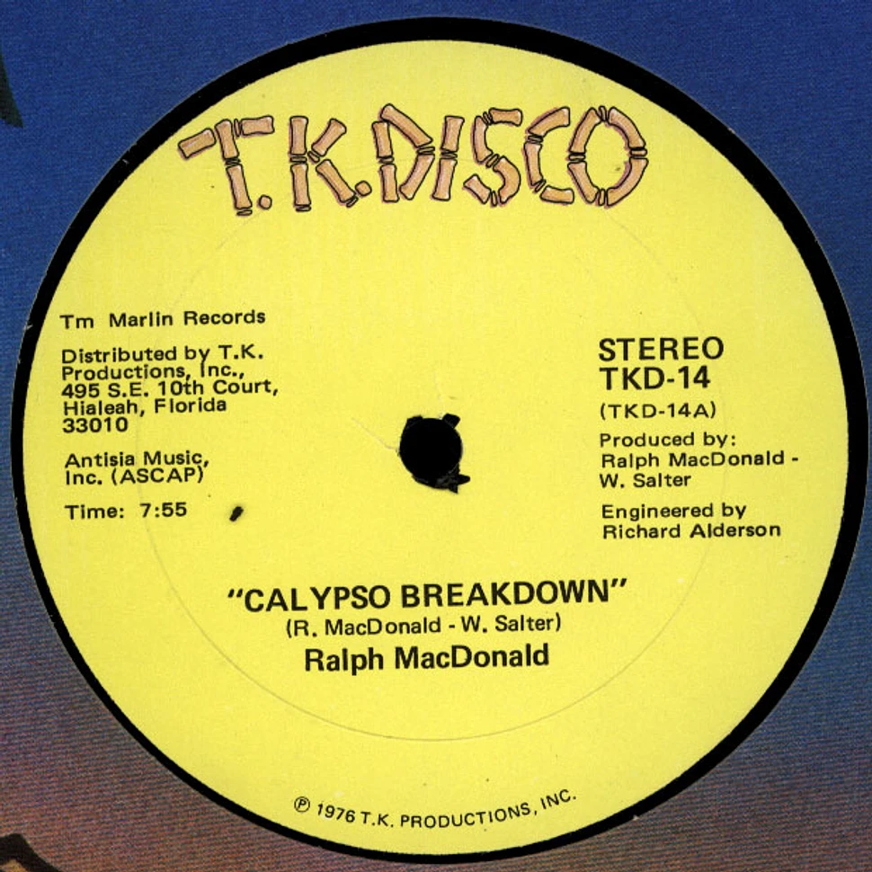 Ralph MacDonald - Calypso Breakdown