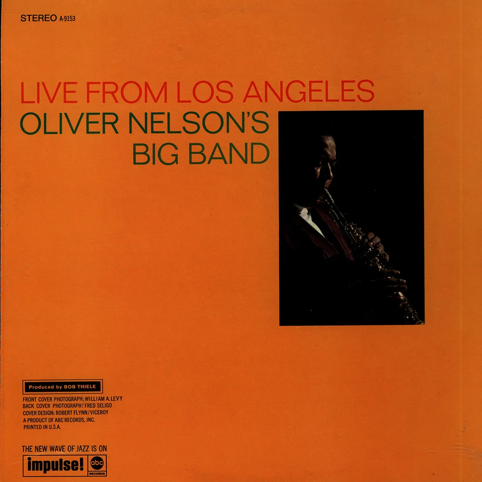 Oliver Nelson's Big Band - Live From Los Angeles