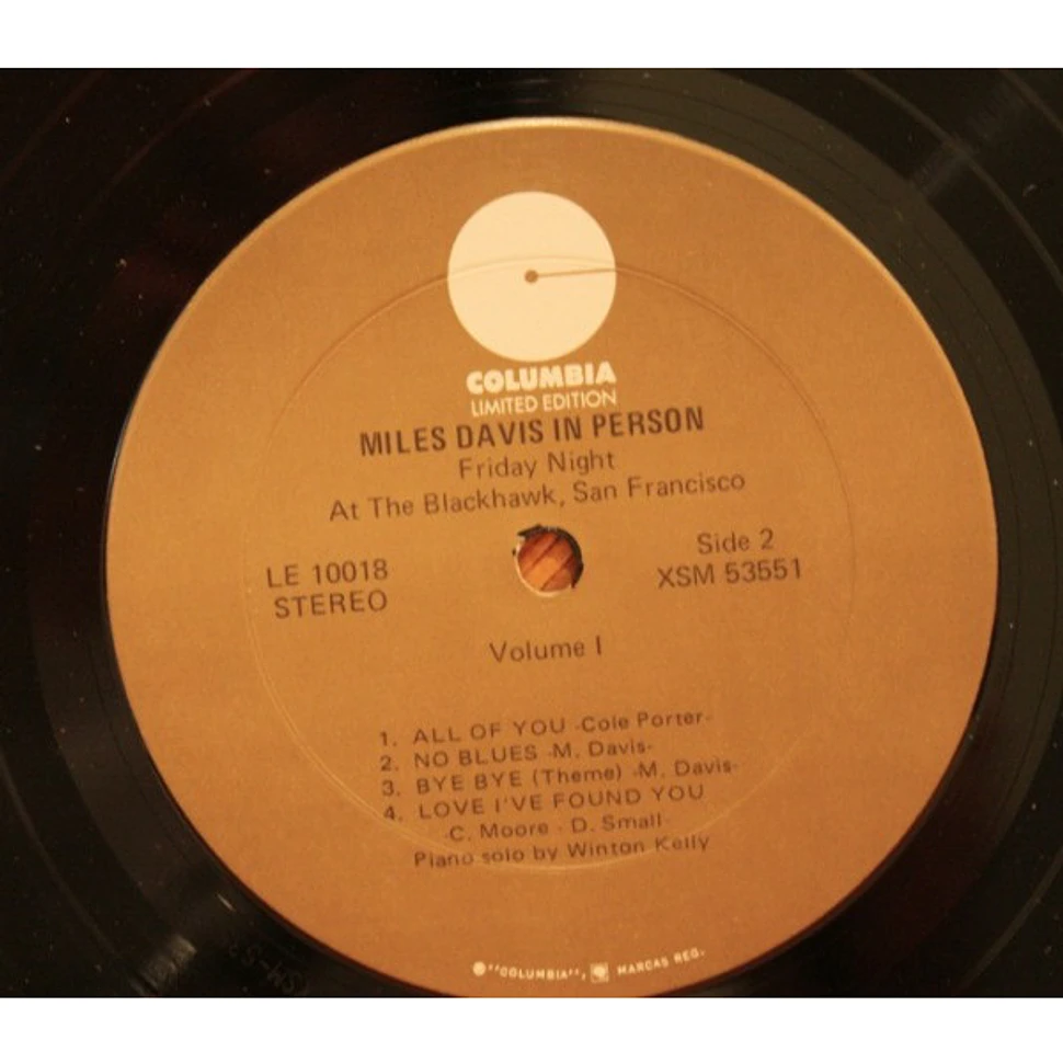 Miles Davis - In Person, Friday Night At The Blackhawk, San Francisco, Volume I