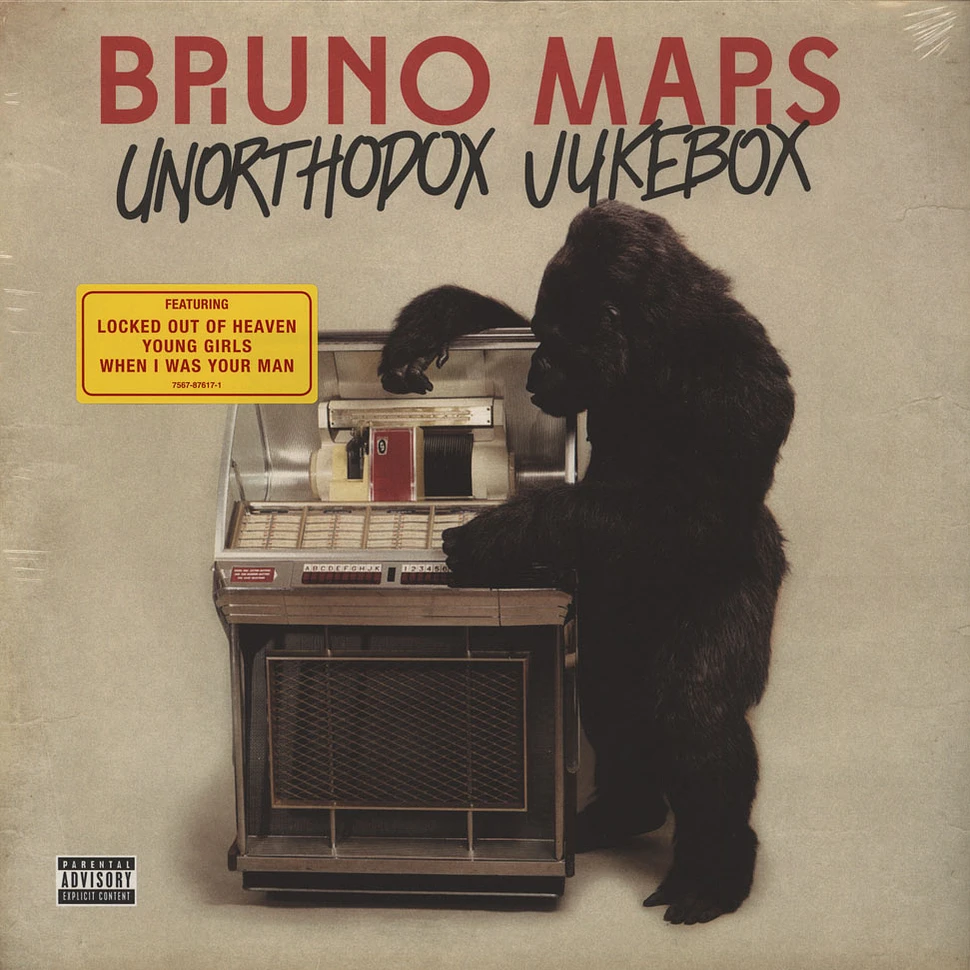 Bruno Mars Unorthodox Jukebox Vinyl Lp 2012 Eu Original Hhv