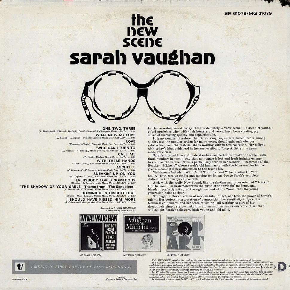Sarah Vaughan - The New Scene