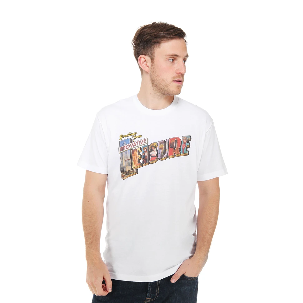 Innovative Leisure - Greetings From Innovative Leisure Stack T-Shirt