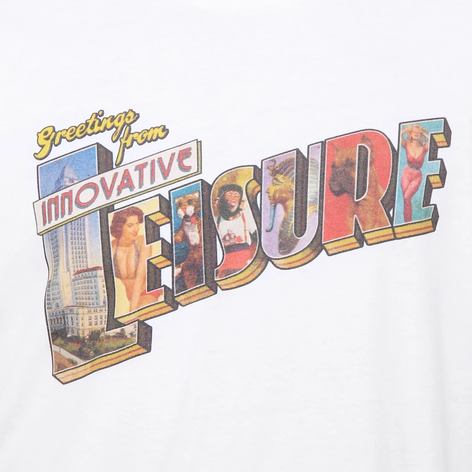 Innovative Leisure - Greetings From Innovative Leisure Stack T-Shirt