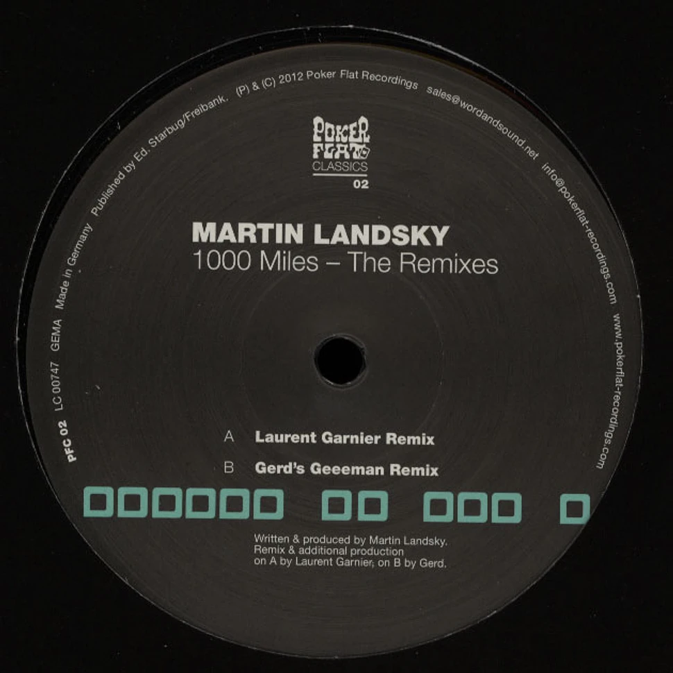 Martin Landsky - 1000 Miles