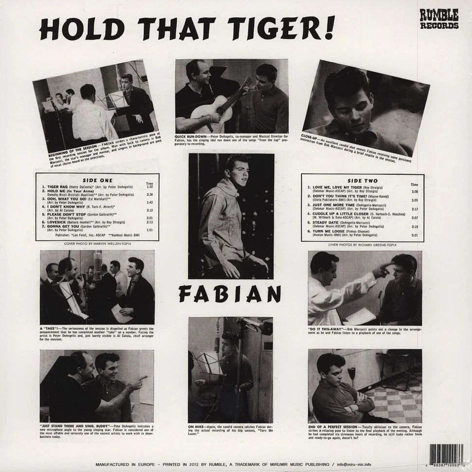 Fabian - Hold That Tiger!