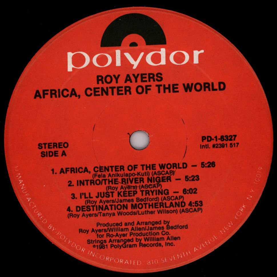Roy Ayers - Africa, Center Of The World