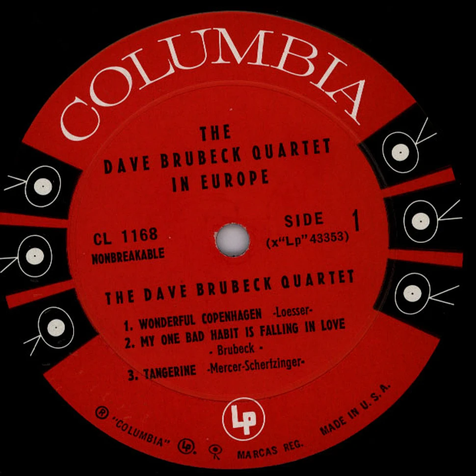 The Dave Brubeck Quartet - The Dave Brubeck Quartet In Europe