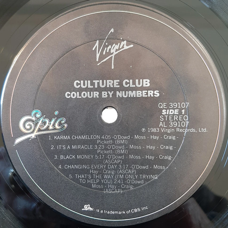 Culture Club - Colour By Numbers