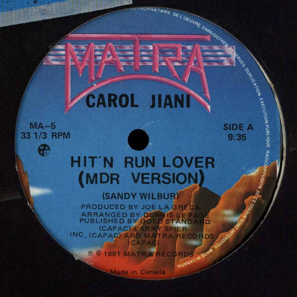 Carol Jiani - Hit 'N Run Lover (MDR Version)