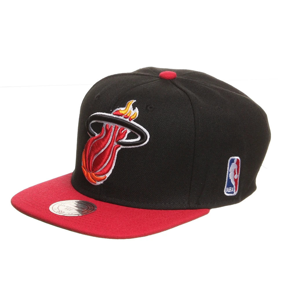 Mitchell & Ness - Miami Heat NBA XL Logo 2 Tone Snapback Cap