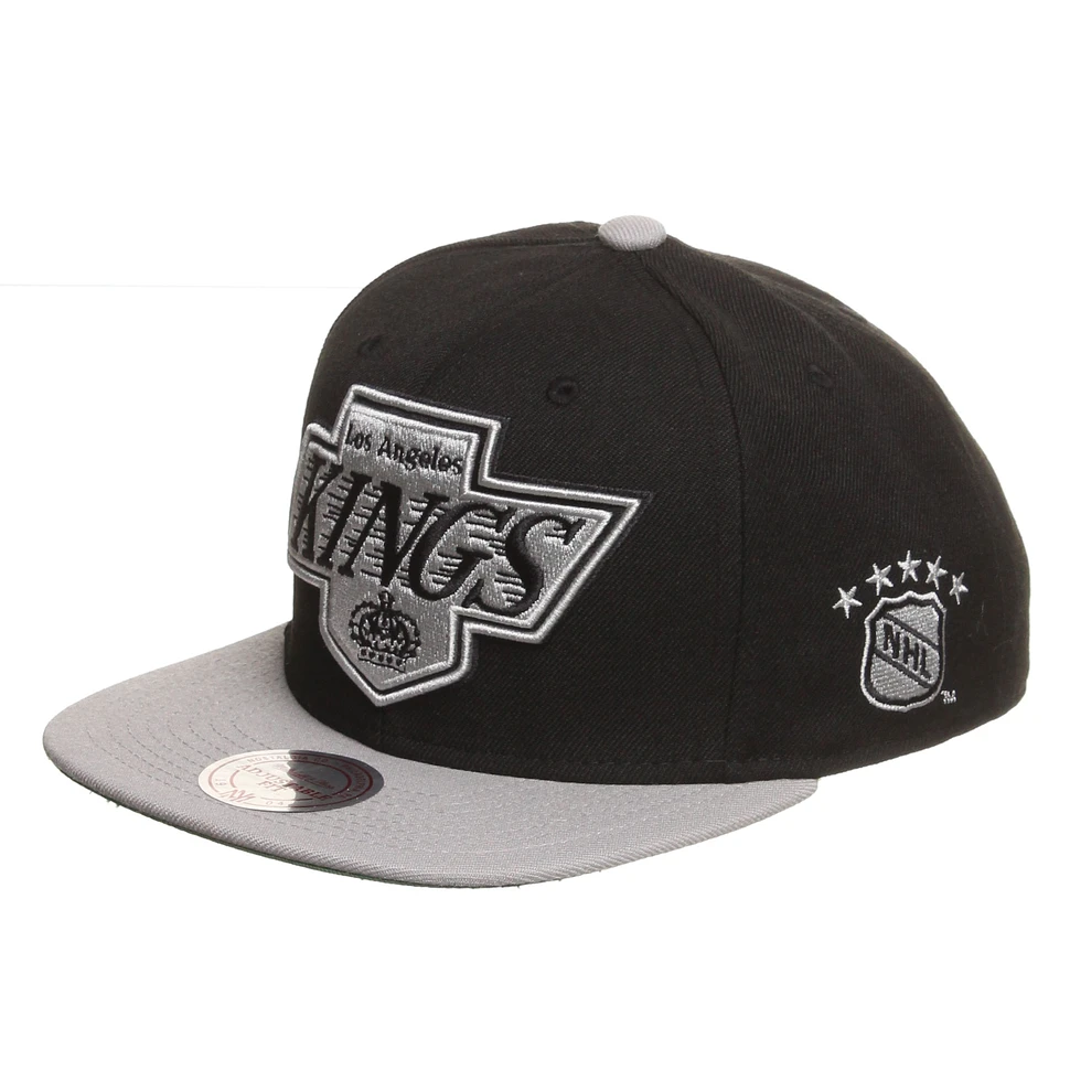 Mitchell & Ness - Los Angeles Kings NHL XL Logo 2 Tone Snapback Cap